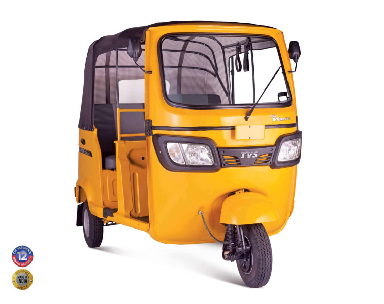 King Deluxe Three Wheeler With Passenger Doors Better Performance 200cc